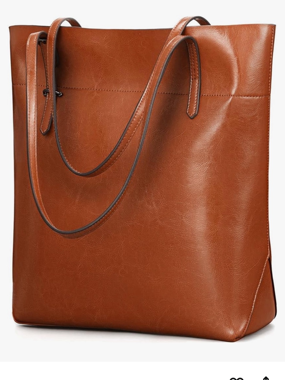 Everyday Tan Leather Tote Bag for Women